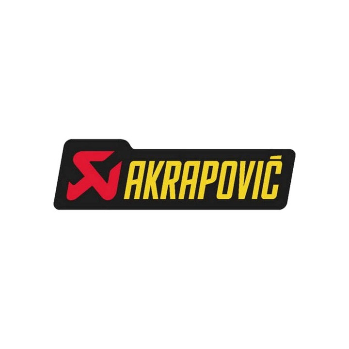 Αυτοκόλλητα  AKRAPOVIC - P-HST6AL - 120x34,5mm - Heat resistant