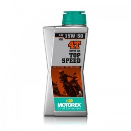 Λάδι 4T Top Speed 15W/50 συνθετικό, 1 Lt Motorex