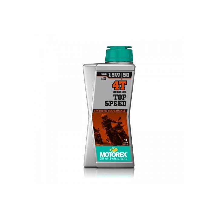 Λάδι 4T Top Speed 15W/50 συνθετικό, 1 Lt Motorex