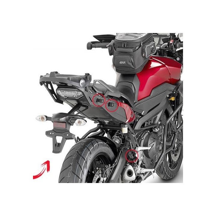 Βάσεις πλαϊνών βαλιτσών PLR2122  MT-09'15 TRACER Yamaha GIVI