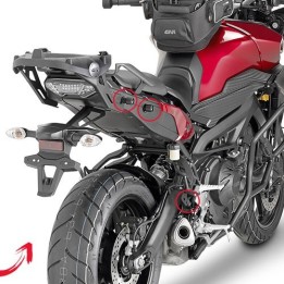 Βάσεις πλαϊνών βαλιτσών PLXR2122  MT-09 TRACER'15 Yamaha GIVI