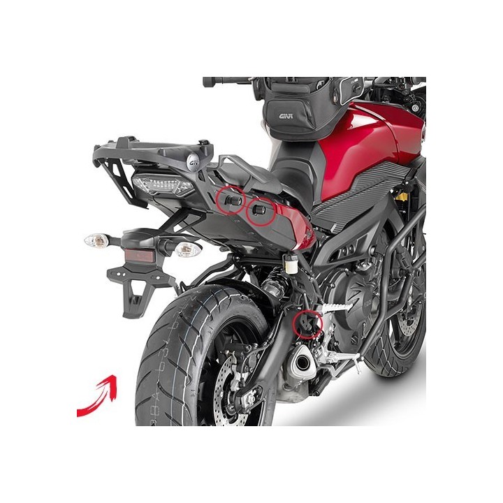 Βάσεις πλαϊνών βαλιτσών PLXR2122  MT-09 TRACER'15 Yamaha GIVI
