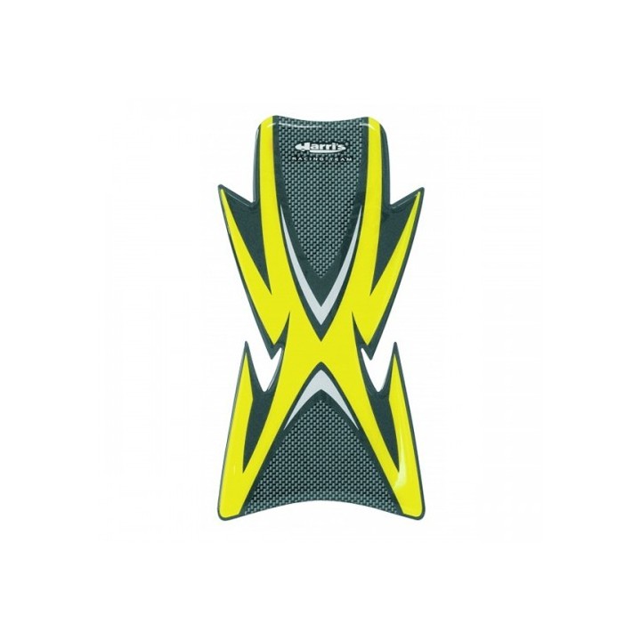 Προστασία ντεποζίτου Ariete Universal 12928-G Racing carbon κίτρινη