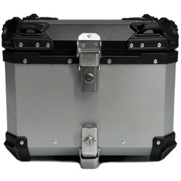Μπαγκαζιέρα 45L τύπου αλουμινίου black one ασημί