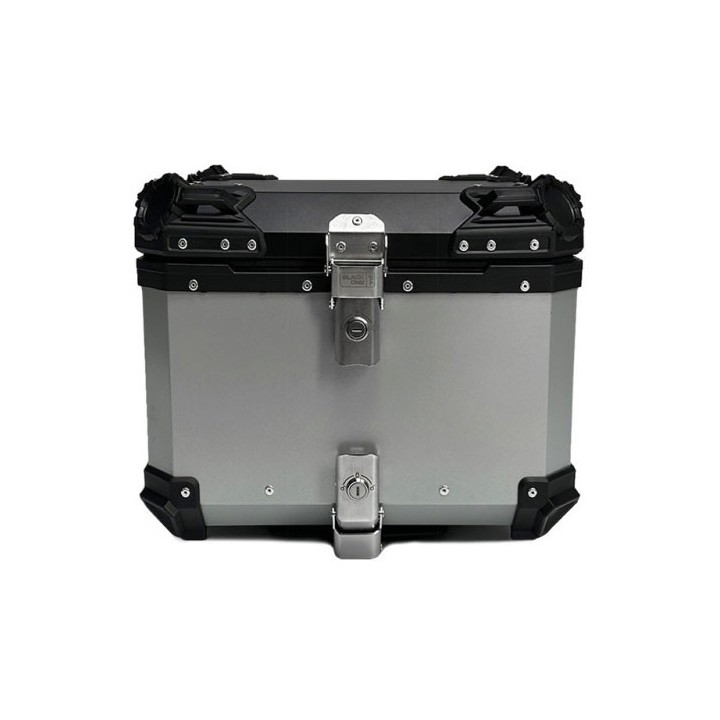 Μπαγκαζιέρα 45L τύπου αλουμινίου black one ασημί