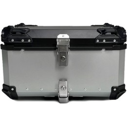 Μπαγκαζιέρα 65L τύπου αλουμινίου black one ασημί