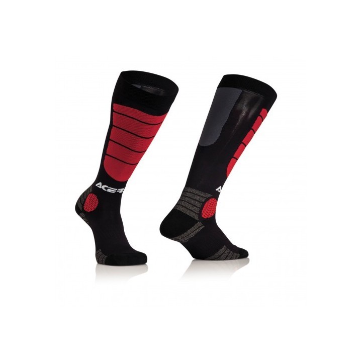 Κάλτσες Acerbis MX Impact 21633.323 μαύρο-κόκκινο