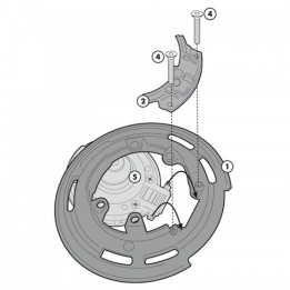 Σύστημα κλειδώματος Givi BF22 GS 1200 '04-'13 , NINE T