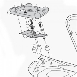 Σχάρα Givi SR7051M Sym Maxsym 400-600 '11-20